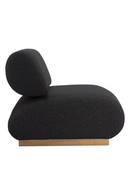 Black Textured Fabric Accent Chair | OROA Modern Barsa | Oroatrade.com