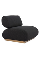 Black Textured Fabric Accent Chair | OROA Modern Barsa | Oroatrade.com