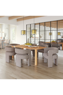 Beige Shearling Accent Chair | OROA Modern Java | Oroatrade.com