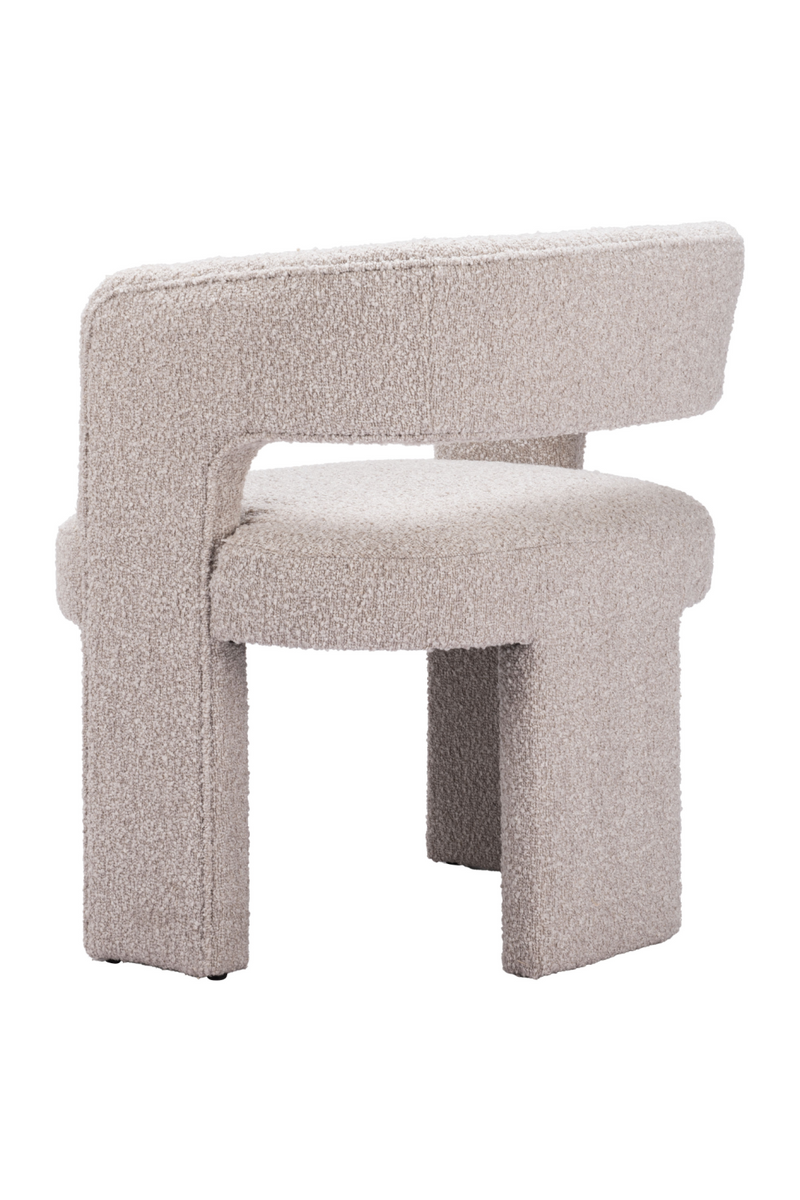 Beige Shearling Accent Chair | OROA Modern Java | Oroatrade.com