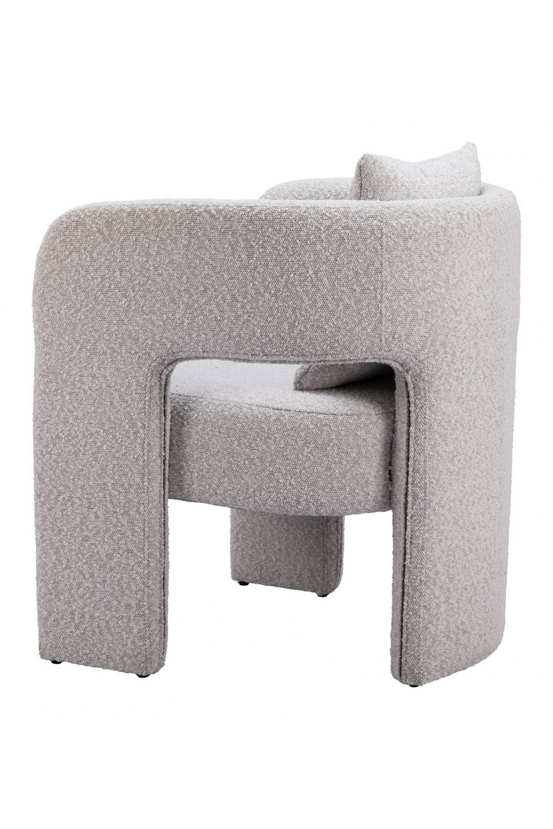 Gray Curved Dining Chair | OROA Modern Melilla | Oroatrade.com
