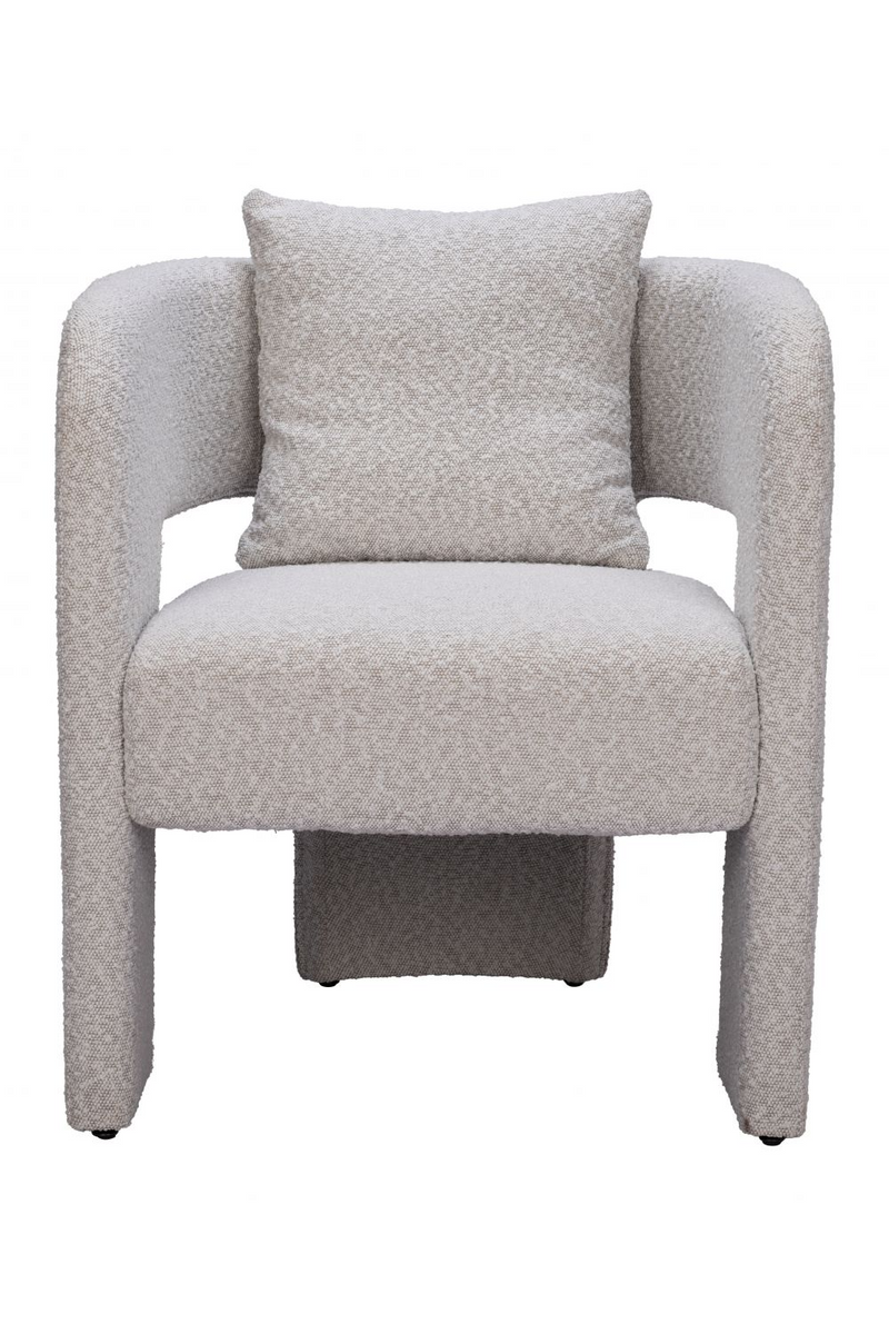 Gray Curved Dining Chair | OROA Modern Melilla | Oroatrade.com
