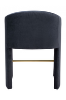 Dark Gray Velvet Counter Stool | OROA Modern Emas | Oroatrade.com
