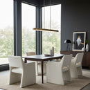 White Linen Dining Chair | OROA Modern Minet | Oroatrade.com