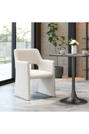 White Linen Dining Chair | OROA Modern Minet | Oroatrade.com