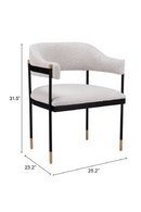 Textured Light Gray Dining Chair | OROA Modern Zadar | Oroatrade.com