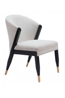 Light Gray Curved Dining Chair | OROA Modern Pula | Oroatrade.com