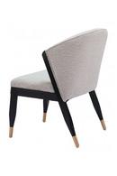 Light Gray Curved Dining Chair | OROA Modern Pula | Oroatrade.com
