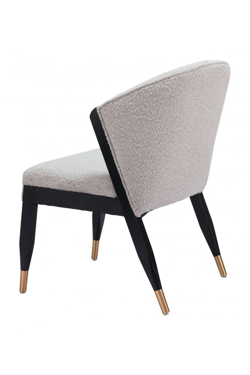 Light Gray Curved Dining Chair | OROA Modern Pula | Oroatrade.com