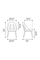 Cut-Out Detail Dining Chair | OROA Modern Artus | Oroatrade.com