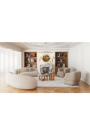 Golden Beige Accent Chair | OROA Modern Bekker | Oroatrade.com