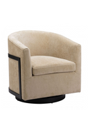 Golden Beige Swivel Chair | OROA Modern Hanko | Oroatrade.com
