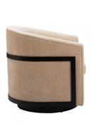 Golden Beige Swivel Chair | OROA Modern Hanko | Oroatrade.com