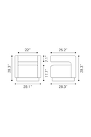 Sage Green Curved Swivel Chair | OROA Modern Turku | Oroatrade.com