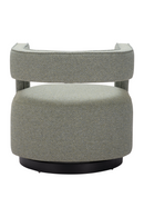Sage Green Curved Swivel Chair | OROA Modern Turku | Oroatrade.com