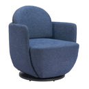 Blue Swivel Chair | OROA Modern Bant | Oroatrade.com