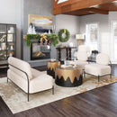 White Teddy Fabric Sofa | OROA Modern Arendal