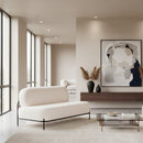 White Teddy Fabric Sofa | OROA Modern Arendal