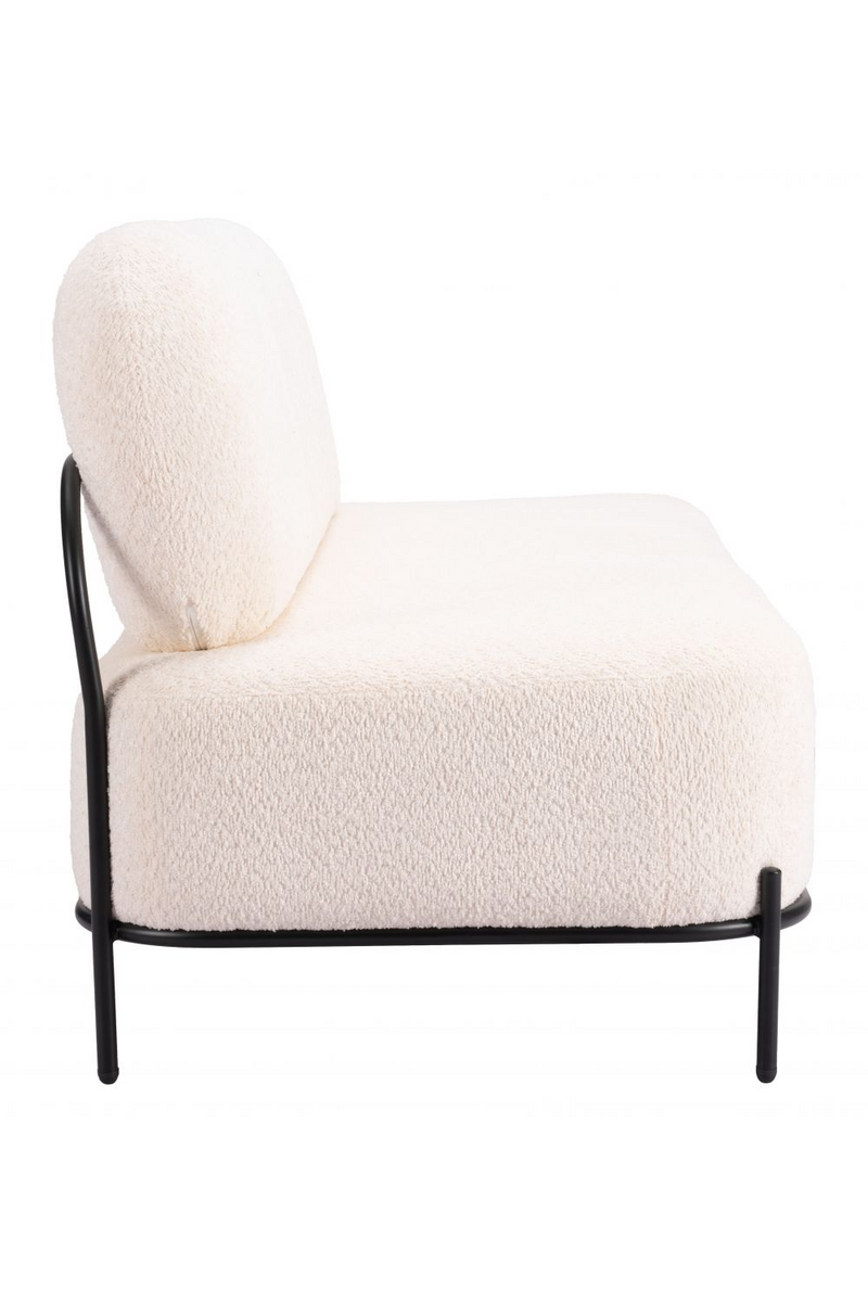 White Teddy Fabric Sofa | OROA Modern Arendal | Oroatrade.com
