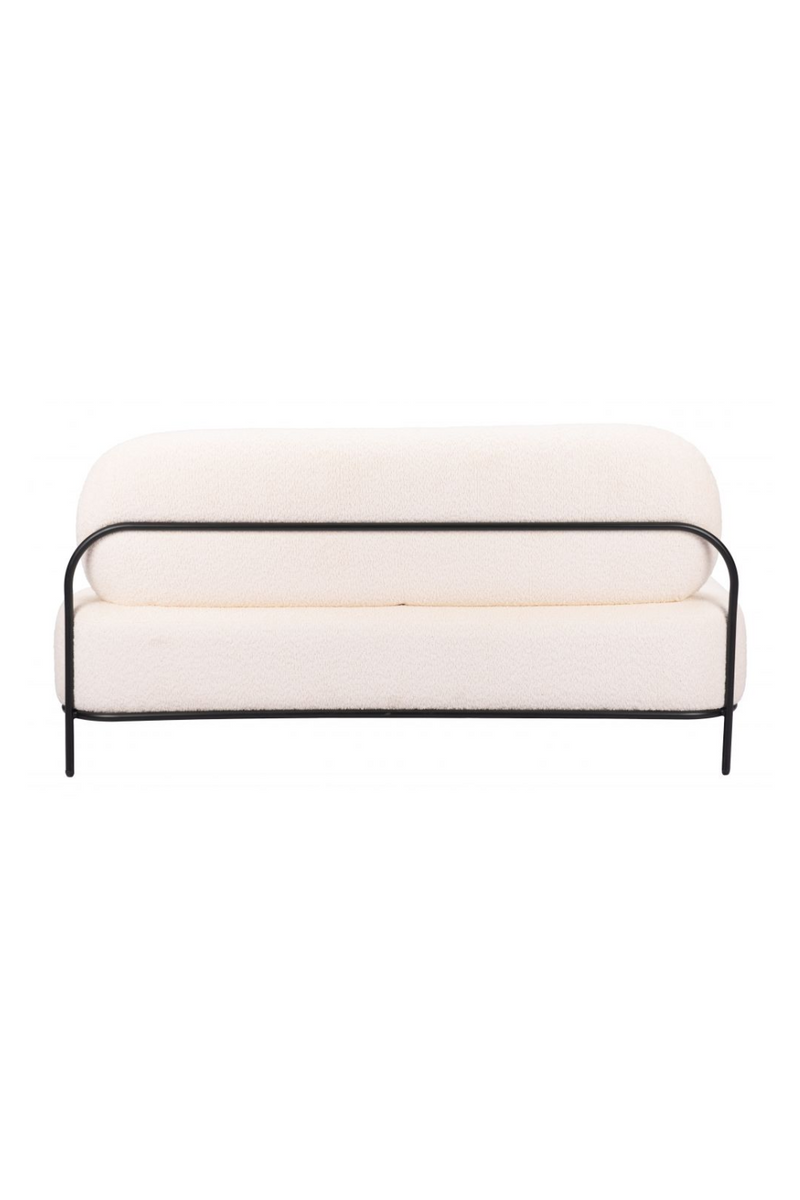 White Teddy Fabric Sofa | OROA Modern Arendal | Oroatrade.com