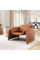 Leather Contemporary Accent Chair | OROA Modern Horten | Oroatrade.com
