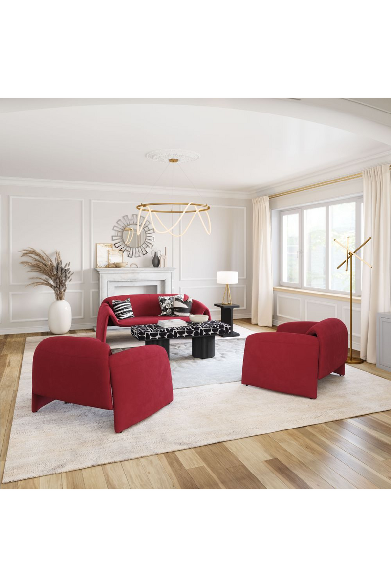 Velvet Contemporary Accent Chair | OROA Modern Horten | Oroatrade.com