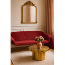 Red Velvet Sofa | OROA Modern Horten