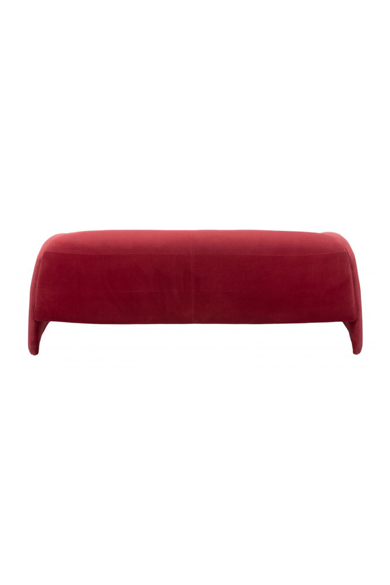 Red Velvet Sofa | OROA Modern Horten | Oroatrade.com