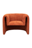 Orange Sherpa Accent Chair | OROA Modern Viana | Oroatrade.com