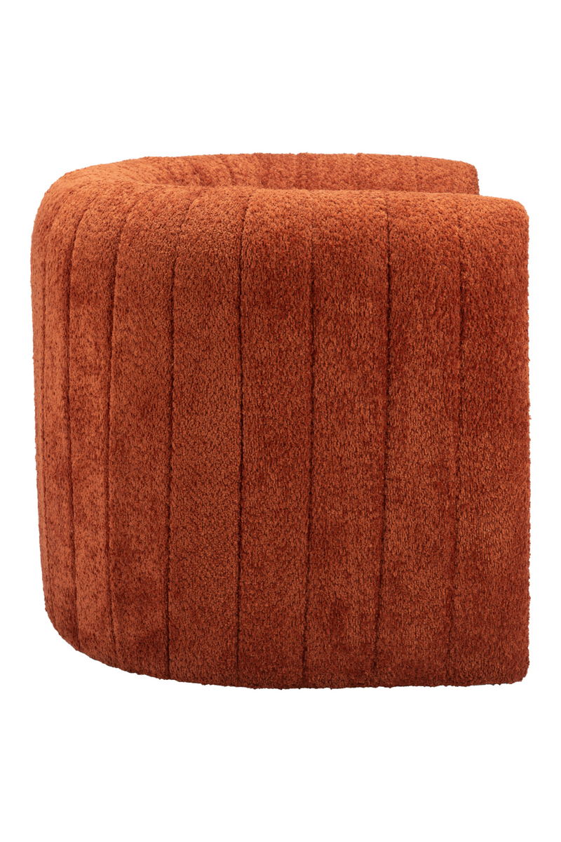 Orange Sherpa Accent Chair | OROA Modern Viana | Oroatrade.com