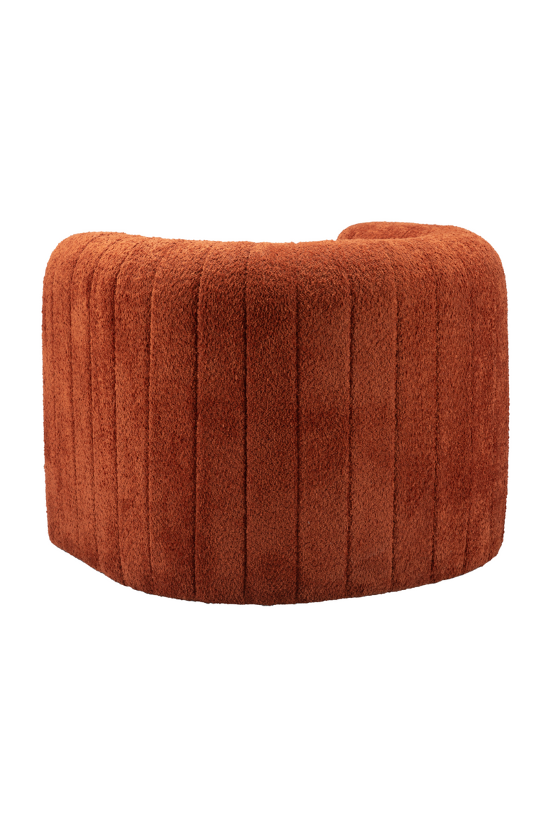 Orange Sherpa Accent Chair | OROA Modern Viana | Oroatrade.com