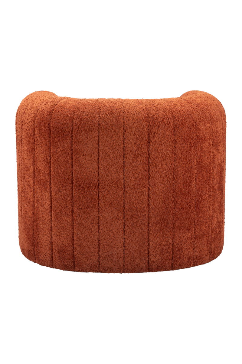 Orange Sherpa Accent Chair | OROA Modern Viana | Oroatrade.com