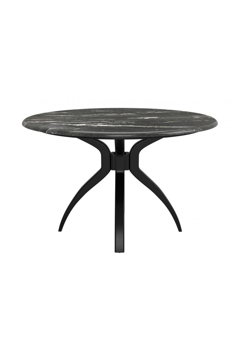 Black Marble Round Dining Table | OROA Modern Sumay | Oroatrade.com