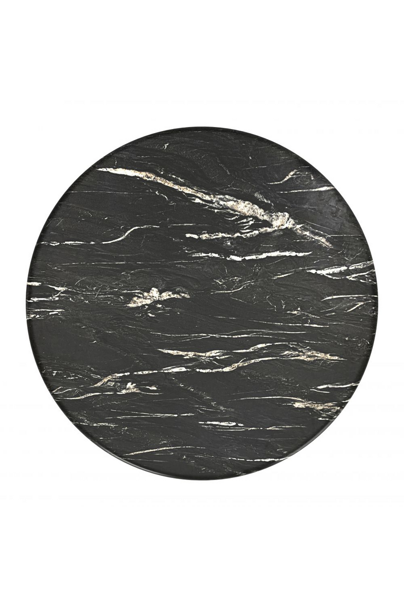 Black Marble Round Dining Table | OROA Modern Sumay | Oroatrade.com