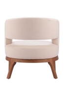 Beige Vinyl Accent Chair | OROA Modern Penryn | Oroatrade.com