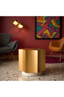 Gold Coved-Edged Side Table | OROA Modern Osam | Oroatrade.com