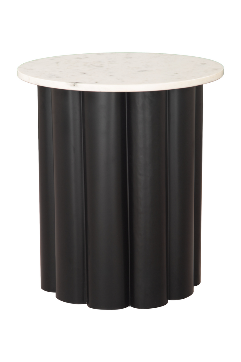 Round White Marble Side Table | OROA Modern Slika | Oroatrade.com