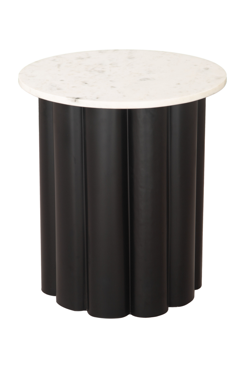Round White Marble Side Table | OROA Modern Slika | Oroatrade.com