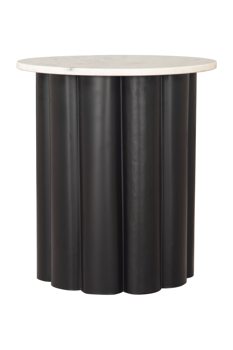 Round White Marble Side Table | OROA Modern Slika | Oroatrade.com