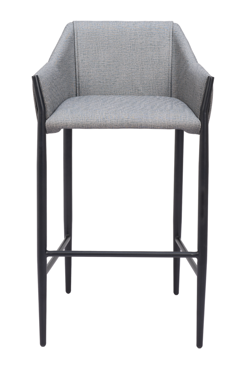 Poly Linen Bar Stool | OROA Modern Andover | Oroatrade.com