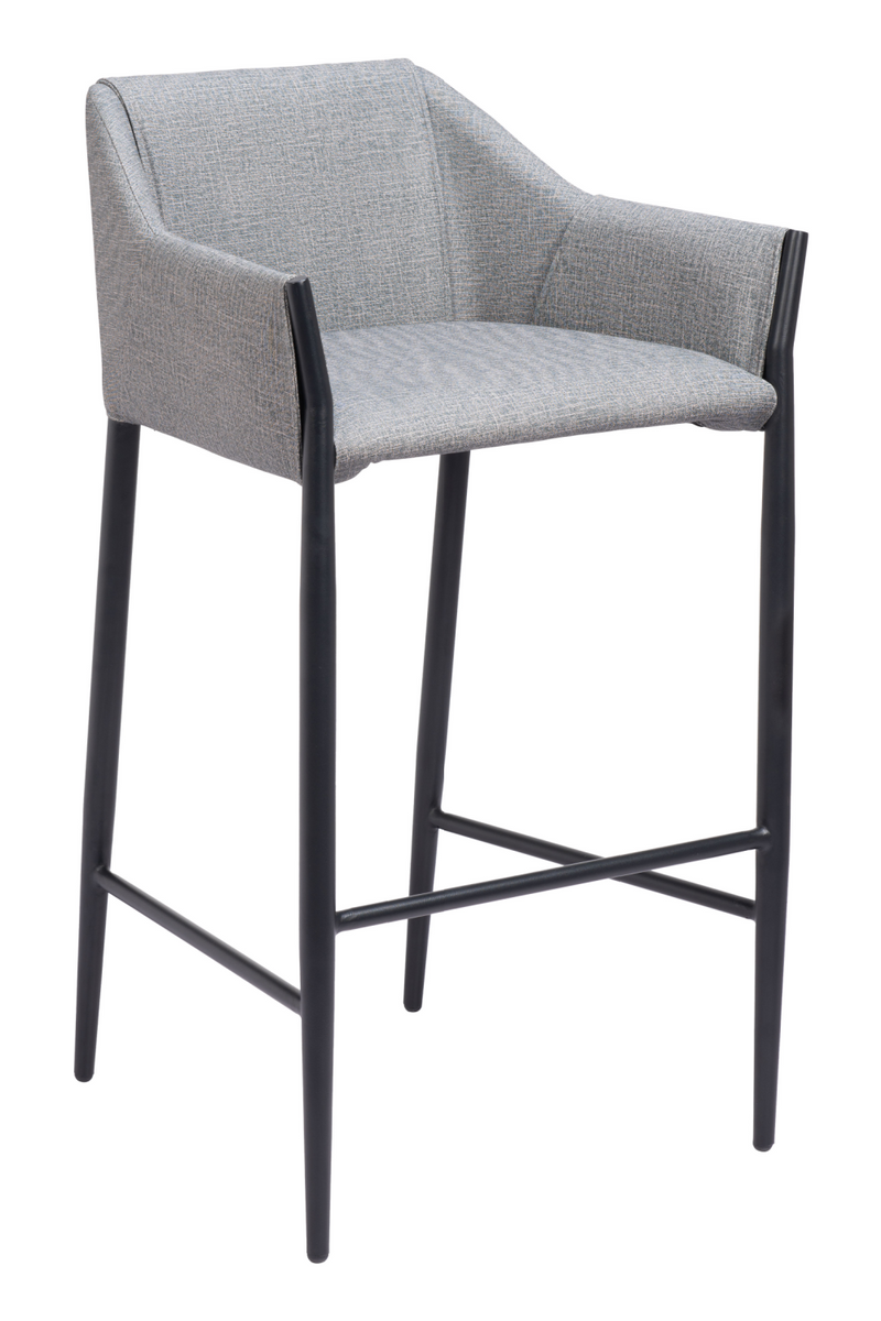 Poly Linen Bar Stool | OROA Modern Andover | Oroatrade.com