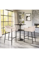 Poly Linen Bar Stool | OROA Modern Andover | Oroatrade.com