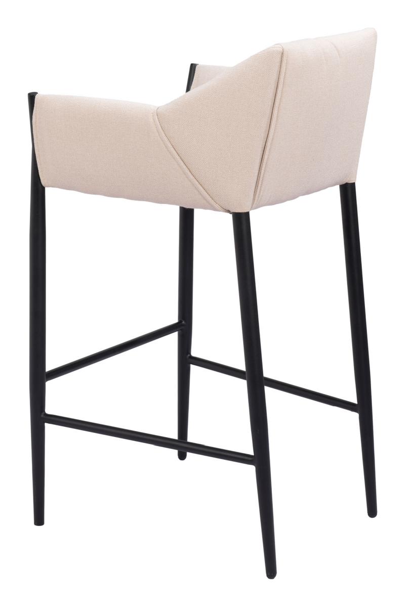 Poly Linen Bar Stool | OROA Modern Andover | Oroatrade.com