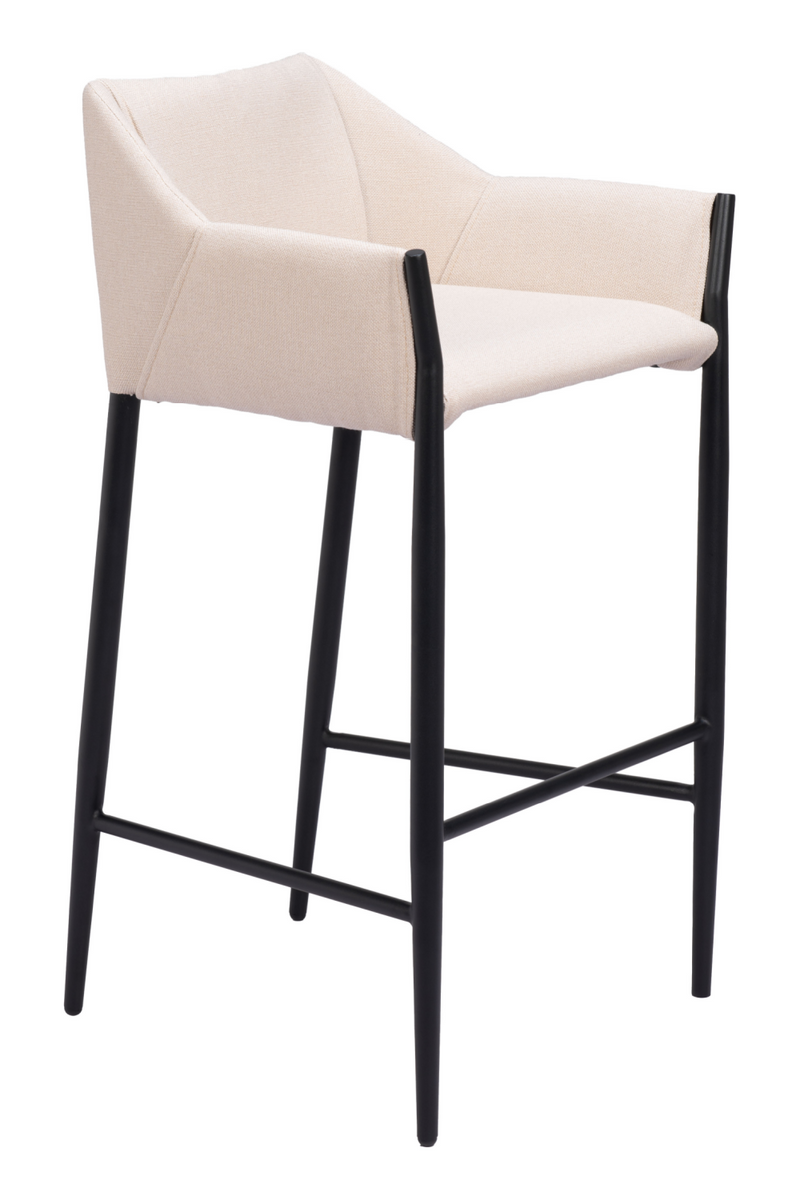 Poly Linen Bar Stool | OROA Modern Andover | Oroatrade.com