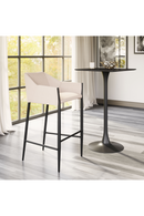 Poly Linen Bar Stool | OROA Modern Andover | Oroatrade.com