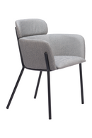 Vinyl Upholstered Dining Chairs (2) | OROA Modern Bremor | Oroatrade.com