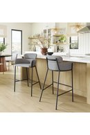 Vinyl Upholstered Bar Stool | OROA Modern Bremor | Oroatrade.com