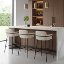 Vinyl Upholstered Bar Stool | OROA Modern Bremor | Oroatrade.com