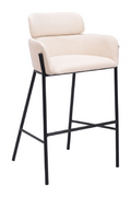 Vinyl Upholstered Bar Stool | OROA Modern Bremor | Oroatrade.com