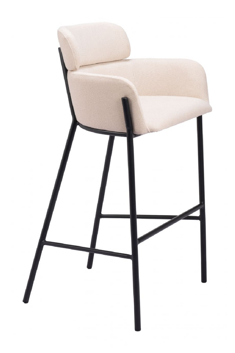 Vinyl Upholstered Bar Stool | OROA Modern Bremor | Oroatrade.com